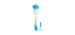 2 in 1 Baby Bottle Sponge Brush - Blue