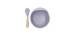 Siliscoop Silicone Spoon and Bowl - Lilac