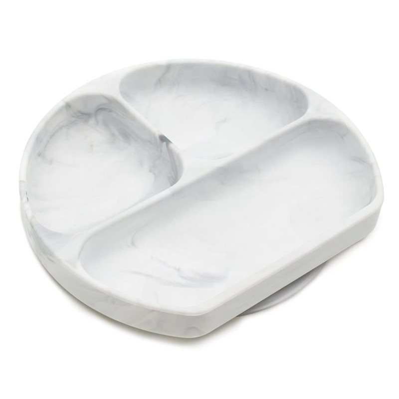 Marble compartment plate