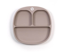 Silicone Plate - Taupe