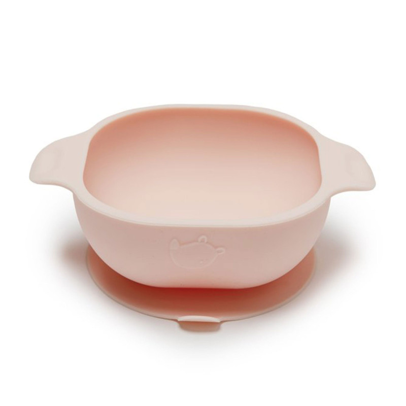 Loulou Lollipop Bol en Silicone - Rose