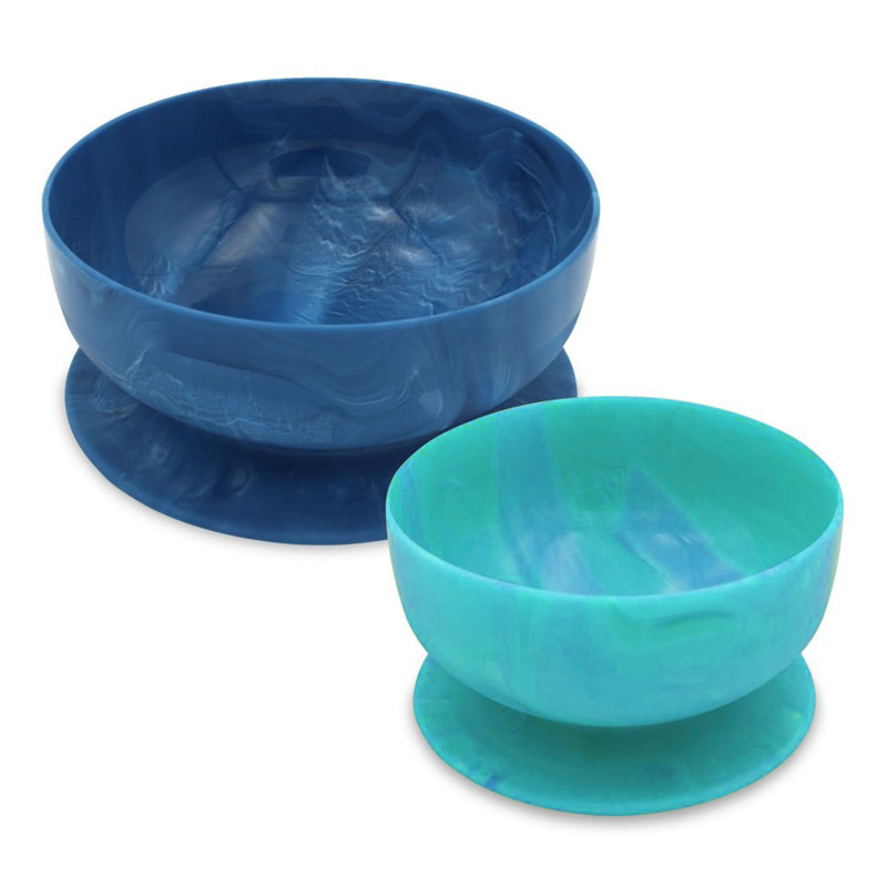 IncrediBowls Suction Bowl 2 Pack - Navy/Aqua