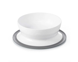 Suction Cup Bowl - Gray
