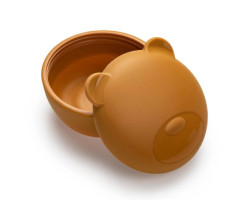 Silicone Container - Brown Bear