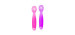 FlexiDip Training Spoon Pack of 2 - Mauve Pink