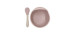 Siliscoop Silicone Spoon and Bowl - Pink