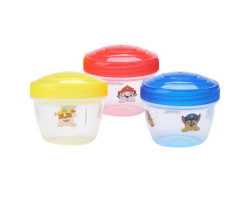 Set (3) Paw Patrol Containers