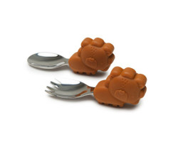 Spoon and Fork Set - Lion