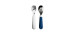 OXO Tot Spoon and Fork Set - Navy