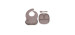 3 Piece Dinnerware Set - Taupe