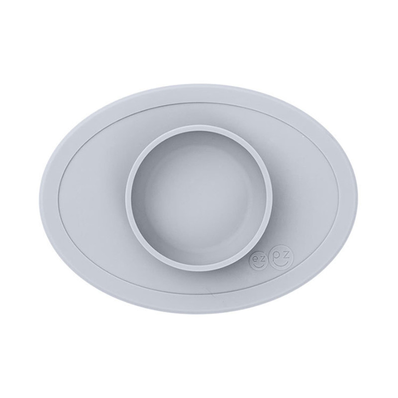 Tiny Bowl Non-Slip Placemat - Gray