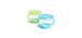 Snack Cup Pack of 2 - Blue / Green