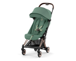 Coya Stroller - Rose Gold Frame with Foliage Green Seat