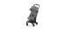 Cybex Poussette Coya - Cadre noir mat avec siège gris mirage