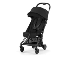 Coya Stroller - Matte Black Frame with Sepia Black Seat