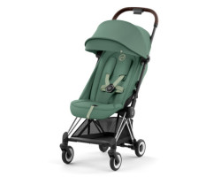 Coya Stroller - Chrome Frame with Foliage Green Seat