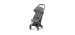 Coya stroller - Chrome frame with mirage gray seat