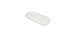 Pram Mattress Cover - White