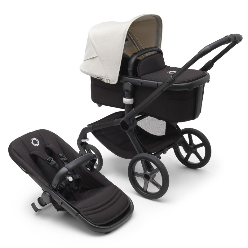 Fox5 Stroller - Black / Midnight Black / Misty White