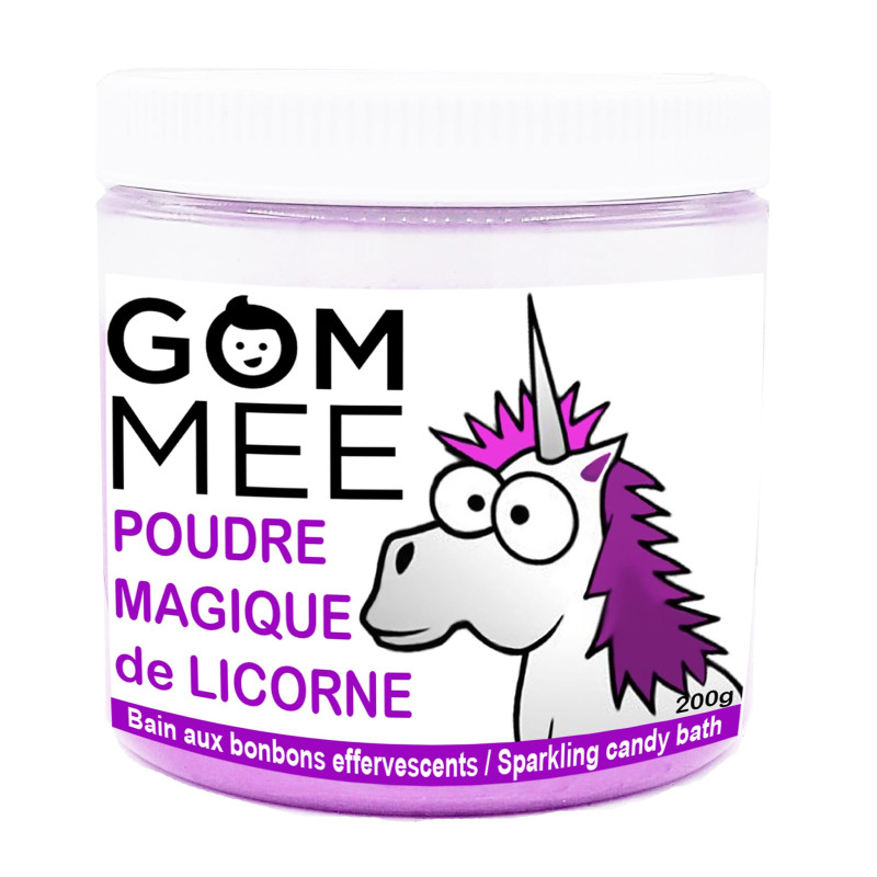 Gom-mee Poudre Magique pour le Bain 200g - Licorne