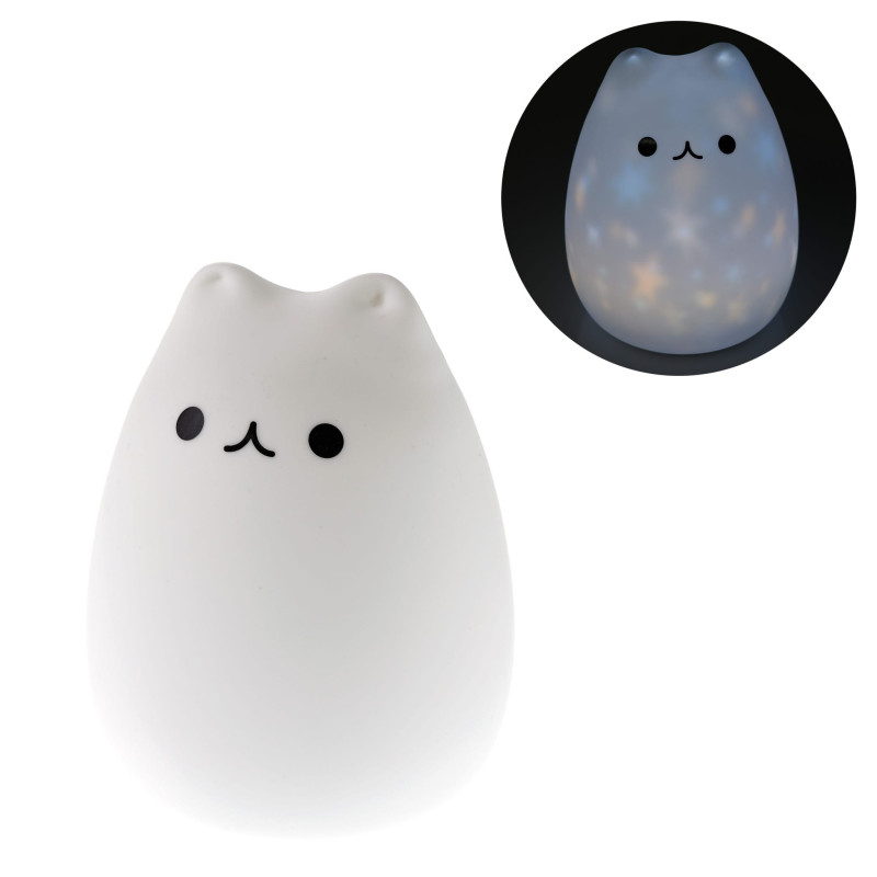 Rechargeable Starry Cat Night Light