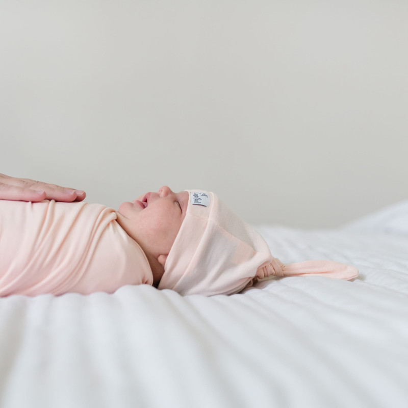 Hat 0-4 months - Blush Pink