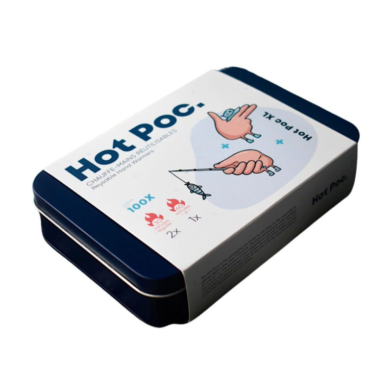 Hot Poc Boîtier (2 réguliers et 1 XL) – Chauffe-mains réutilisables Hot Poc