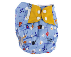 Washable Diaper or Swimsuit Diaper 10-35lb - Lunch