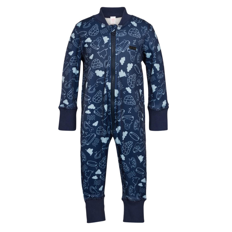 One Piece Thermal B3 3-24 months - Navy