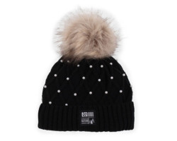 Black Knit Hat 2-6 years