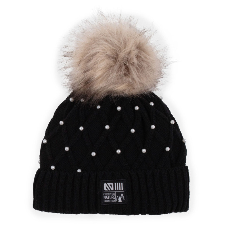 Black Knit Hat 2-6 years