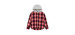 Hooded Plaid Shirt 4-6X