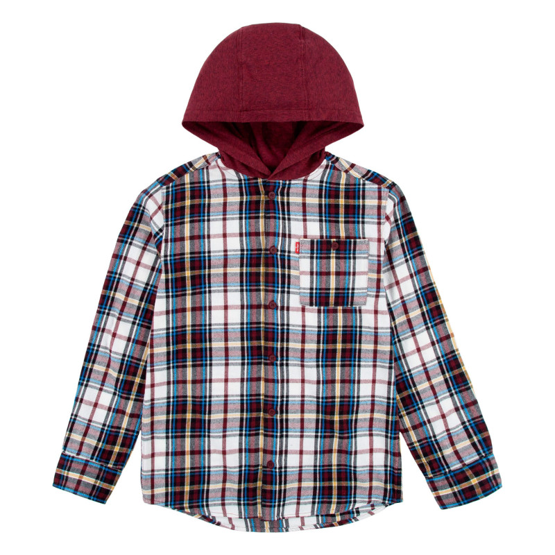 Checked Hooded Shirt 8-18 years