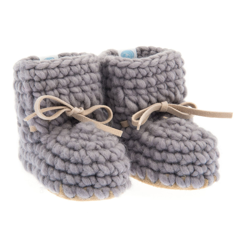 Knit slippers 0-24 months