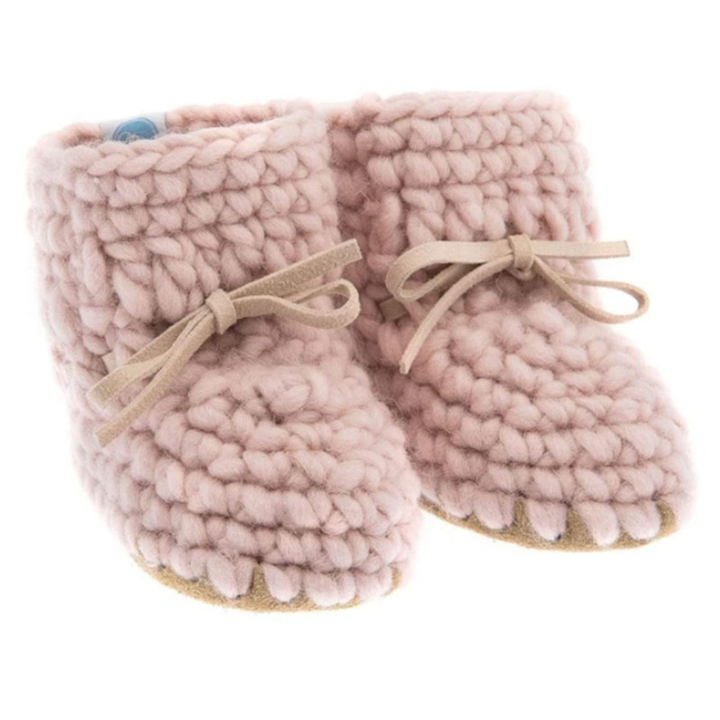 Knit slippers 0-24 months