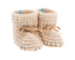 Knit slippers 0-24 months