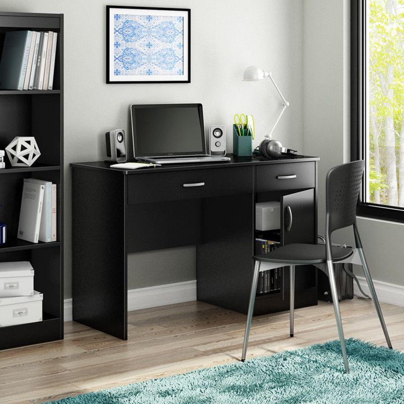 Work Desk - Axess Solid Black