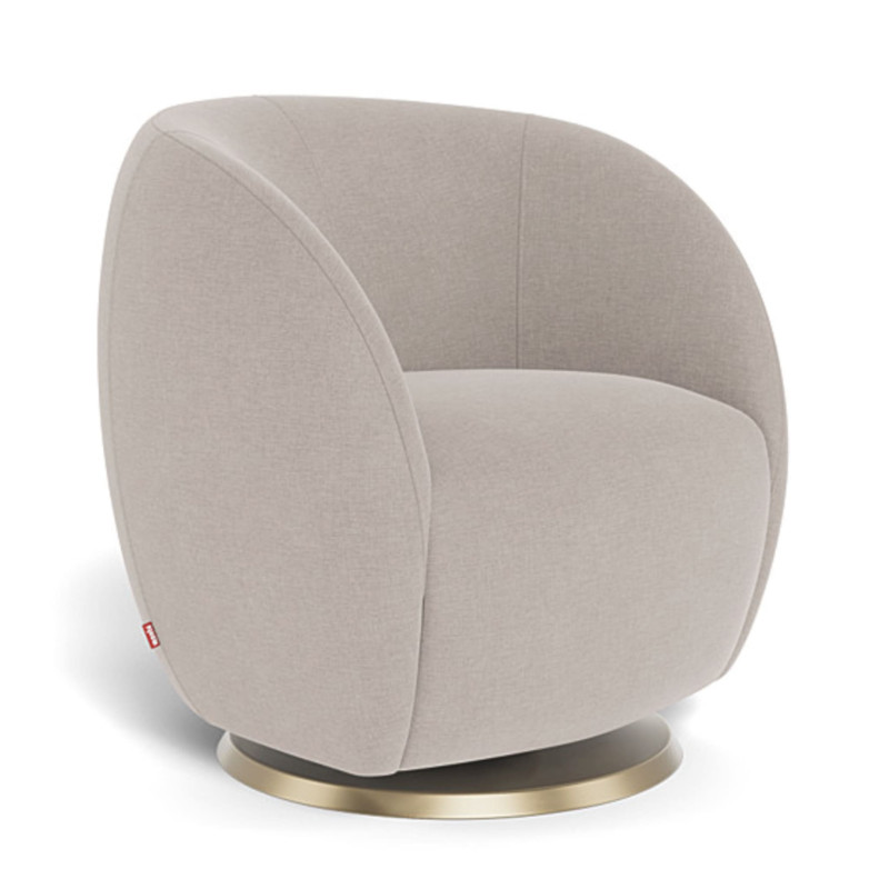 Gem Rocking and Swivel Armchair - Sand / Gold