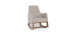 Joya Rocking Chair - Sand / Walnut