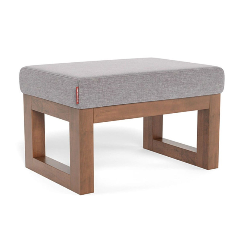 Joya Stool - Pebble Gray / Walnut