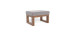 Joya Stool - Pebble Gray / Walnut