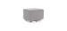 Grano Stool - Pebble Gray / Silver