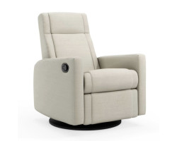 Nelly Rocking and Swivel Armchair - Como Sand / Black