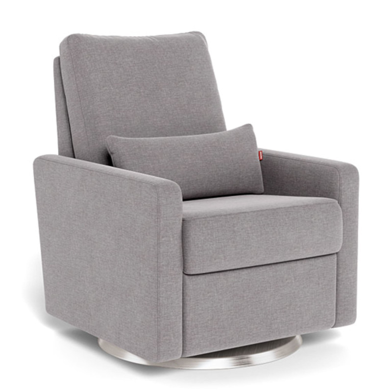 Matera Rocking, Swivel and Recliner - Pebble / Silver