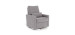 Matera Rocking, Swivel and Recliner - Pebble / Silver