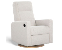 Nelly Rocking and Swivel Armchair - Alta™ Armor 091 / Natural (Exclusive Clément Anti-stain Alta™ Fabric)
