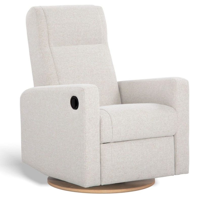 Nelly Rocking and Swivel Armchair - Alta™ Armor 091 / Natural (Exclusive Clément Anti-stain Alta™ Fabric)