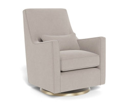 Luca Rocking and Swivel Armchair - Sand / Gold