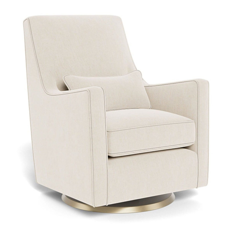 Luca Rocking and Swivel Armchair - Dune / Gold