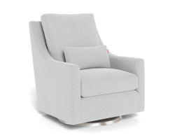 Vera Rocking and Swivel Armchair - Ash / Silver
